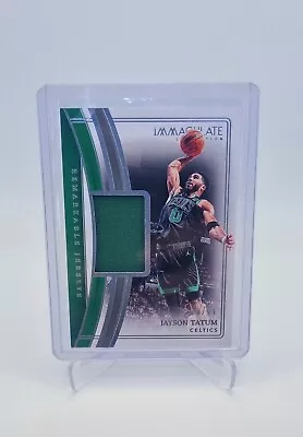 Jayson Tatum Game Worn /99 2022-23 Panini Immaculate Remarkable Jerseys Celtics • £74.41