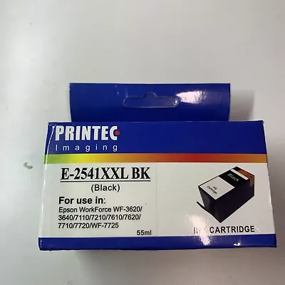 Printec Epson Workforce  WF-3620/3640/7110/7210/7610/7620/7710/7720 Black Ink • $18.99