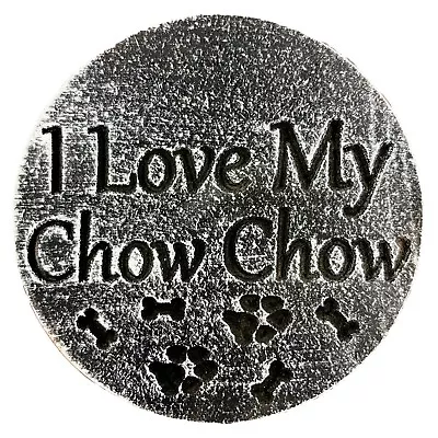 Chow Dog Cement Mold Plaster Concrete ABS Plastic Animal Mould 7.75  X 3/4  • $23.95