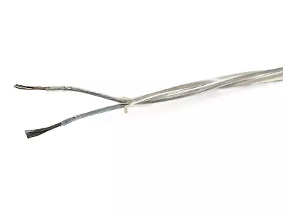 2 Core Clear Transparent Lighting Cable Flex Wire 0.75MM Inner Core 6 Amp Round • £3.95