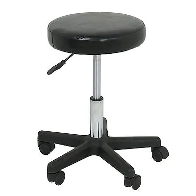 Adjustable Hydraulic Stool Facial Salon Massage Spa Stool Swivel Rolling Chair • $32.58