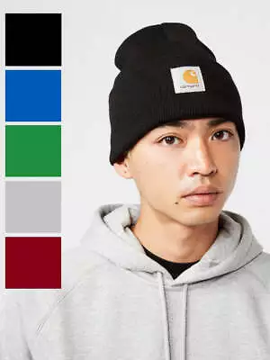 £12.71 • Buy Carhartt Watch Hat A18 Unisex Beanie Black Grey Green Blue Wine