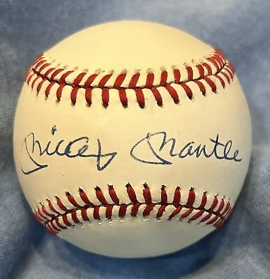 Mickey Mantle PSA/DNA Autographed Official American League Baseball • $979.45