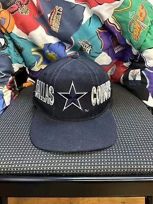Vintage Dallas Cowboys Starter Tri Power Wool Snapback Hat • $40