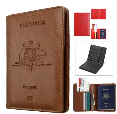 $20.91 • Buy Passport Holder For Travel Accessories Rfid Blocking Passport Purse Card Wallet