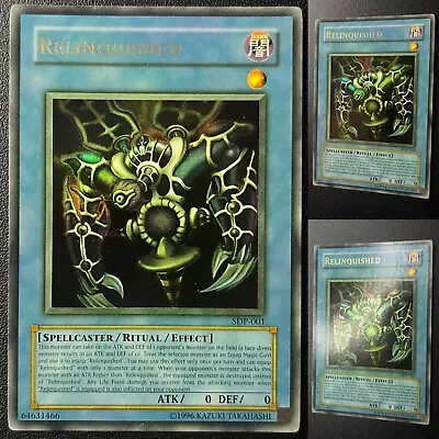 Yu-Gi-Oh! Misprint Relinquished - Heavy/Max Faded - SDP-001 Ultra Rare - VLP/NM • £199.99