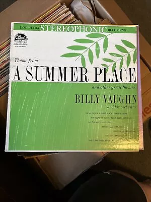 Record Vinyl 33 RPM Album Cover Sleeve Vtg Lp 12  Tiki Billy Vaughn Summer Place • $15.63