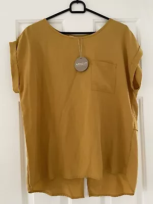 BNWT Apricot Top Blouse Mustard Size 10 • £4.99