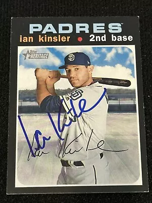 2020 Topps Heritage Signed #210 Ian Kinsler - Padres Autographed Auto Card • $29.99