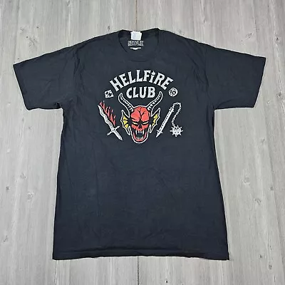 Stranger Things Hellfire Club T-Shirt Adult Medium Black Netflix D&D Men's • $17.97