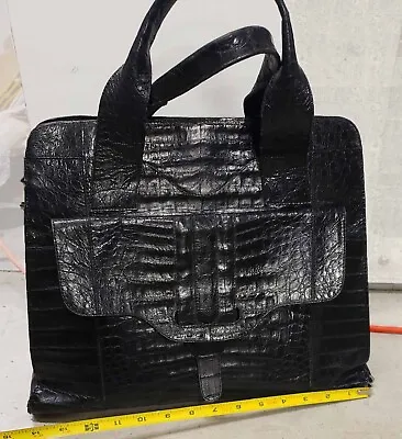 $1475 • Buy Nancy Gonzalez Crocodile Leather Satchel Handbag
