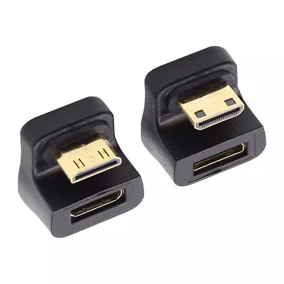 CY Mini HDMI 1.4 Opposite U Angled Male To Mini Female Extension Adapter • $7.92