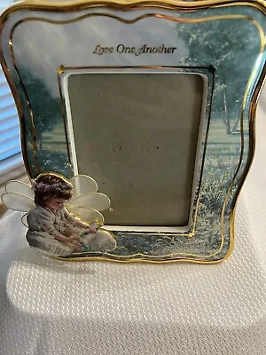 Van Hygan & Smythe Ceramic 3-D Frame Heaven's Little Angels Love One Another • $5