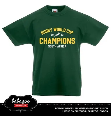 South Africa Rugby World Cup - Champions 2023 T-Shirt Unisex XXL Shirt • £14.50