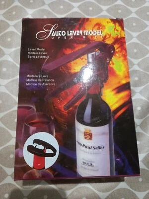 £4.99 • Buy Brand New Lever Action Corkscrew - Boxed & Unused