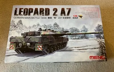 MENG Leopard 2 A7 German Main Battle Tank 1:35 Scale Model Kit (1/35) TS-027 • £40