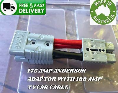 $110.49 • Buy  Anderson Plug 175 Amp 2 B&s 188 Amp Auto Cable Connector Double Y Adaptor   