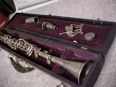 Bb Silver Metal Clarinet Repad Service - Pedler CONN King And Others • $99.95