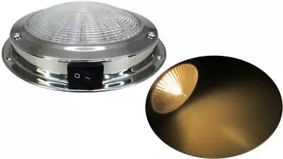 Pactrade Marine RV Car Bus Boat Cabin/Ceiling/Dome Light SS 12V 12W 4  Lens • $25.99