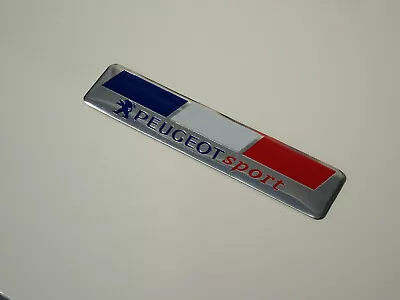 Peugeot Sport Badge Emblem French Flag Colours 208 Gti Wrc Turbo 205 306 307 Cc • $62.29