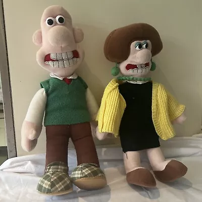 Wallace & Gromit - Wendoline And Wallace  1989 Plush Vintage Collectible  Toy • £30