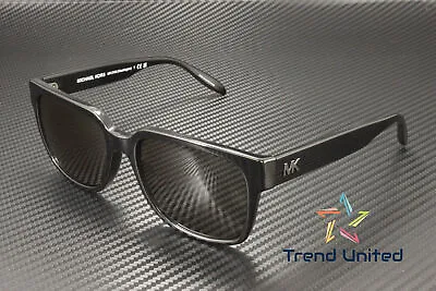 MICHAEL KORS MK2188 300587 Washington Black Grey Solid 57 Mm Men's Sunglasses • $64.96
