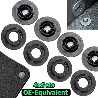 8x Car Mat Carpet Clips Fixing Grips Clamps Floor Holders For Vw Audi Retention • $8.49