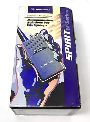 Motorola Spirit M-Series MV11C Handheld 2 Way Radio Walkie Talkie NOS • $74.99