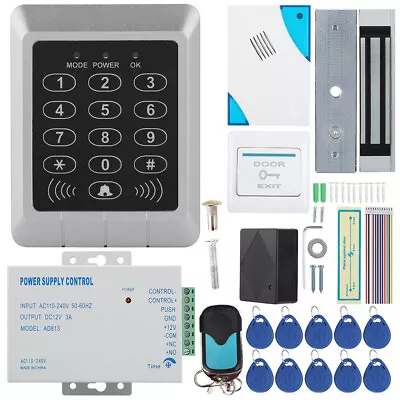 Magnetic Door Lock System Door Lock Access Control Door Access Control Kit For • £82.79