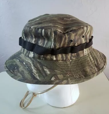 VTG 80's Realtree Camo Bass Pro Shops Boonie Hat Made In USA Size M Like New!! • $29.99