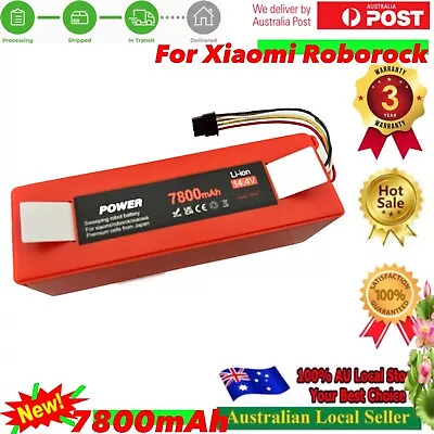 7800mAh For Xiaomi Robot Vacuum Cleaner Battery Roborock S50 S51 S52 S53 T6 T61 • $59.98