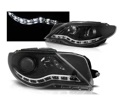 Headlights For VW PASSAT CC 2008 2009 2010 2011 2012 Daylight Black LHD • $418.56
