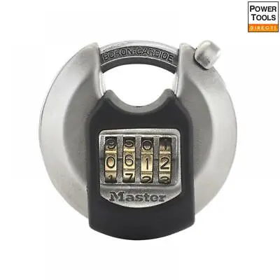 Master Lock Excell Discus 4-Digit Combination 70mm Padlock • £18.05