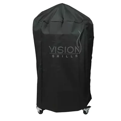 Vision Grills Large Grill Cover Heavy Duty Polyester Outdoor Protection Black • $67.61