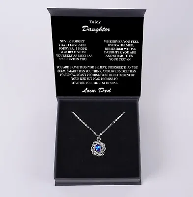 To My Daughter Necklace Daughter Father Necklace Daughter Gift From Dad S • $9.99