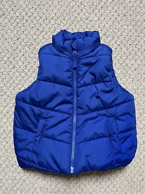 Baby Boys’ Blue Mothercare Gilet 9-12 Months • £4