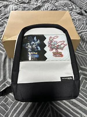 Pokemon Black 2 / White 2 Bag / Backpack For Nintendo 3DS/2DS/DS And Games • $40