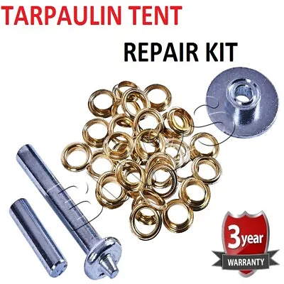 £5.05 • Buy Amtech Tarpaulin Replacement Brass Coated Steel Eyelet Repair Tents Camping Kit