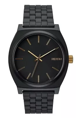 Nixon Time Teller Stainless Steel Black Unisex Watch A045-1041 • $89.95