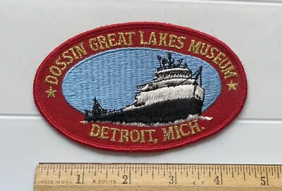 Dossin Great Lakes Museum Detroit Mich. Michigan Souvenir Embroidered Patch • $12.99