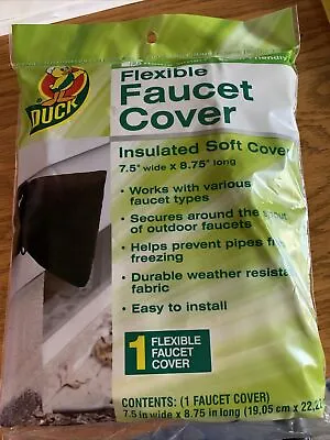 Duck Brand Insulated Soft Flexible Faucet Cover Easy To Install 7.5in X 8.75in • £7.56