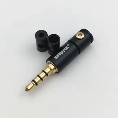 4 Pole TRRS Stereo Male Jack 3.5mm Audio Plug Connector DIY Solder Adapter • £4.29