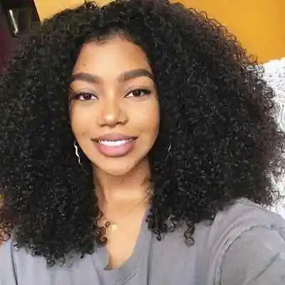Kinky Curly Lace Front Wig Remy Deep Wave Human Hair Wigs For Women New • $171.64