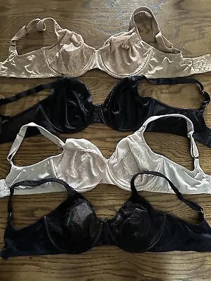 4 Vanity Fair Full Figure Minimizer Bras Sz 36D EUC  • $11.49