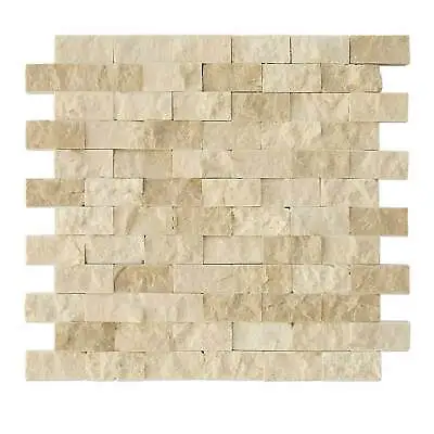 Cappuccino Splitface Marble Mosaic - 1 Pcs 4 X4  Sample Order • $9.90