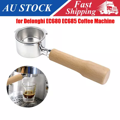 $23.92 • Buy Coffee Bottomless Portafilter For Delonghi EC680/EC685 Filter 51mm Filter Basket