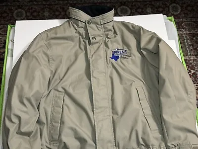 PACIFIC TRAIL Jacket Mens Medium Zipper Button Standup Collar Spring Fall Winter • $7.97