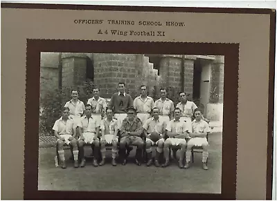 A Photograph Officer`s Training School Mhow A 4 Wing Football Xi. • £1.99