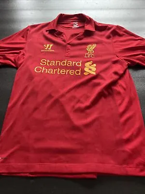 £10 • Buy Warrior Liverpool Home Shirt 2012 Standard Chartered Size Medium W433