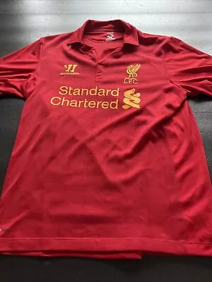 £10 • Buy Warrior Liverpool Home Shirt 2012 Standard Chartered Size Medium W433